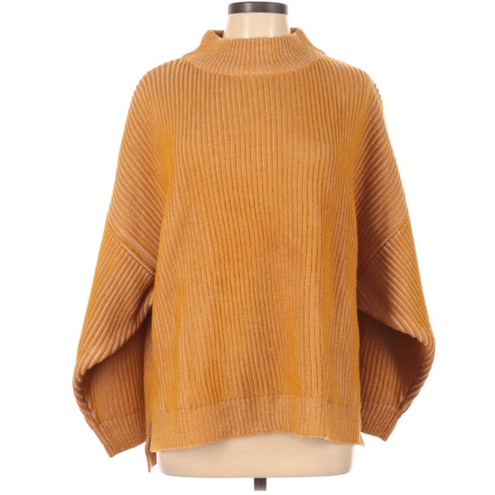 Topshop Women's Camel Cowl Neck Sweater